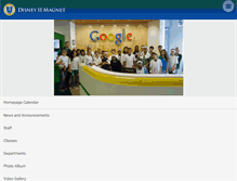 Tablet Screenshot of disneyiimagnet.enschool.org