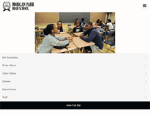 Tablet Screenshot of morganparkcps.enschool.org