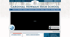 Desktop Screenshot of cardinalnewman.enschool.org