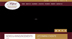 Desktop Screenshot of mhs.milfordschooldistrict.enschool.org